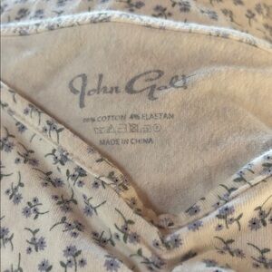 Brandy Melville Cream Floral Camisole